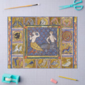 MEDIEVAL BESTIAIR, HARPY EN CENTAUR, BOSDIEREN TISSUEPAPIER (Craft)