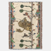 MEDIEVAL BESTIAIR MAKEN VAN MUZIEK Violinistisch l Deken (Voorkant Verticaal)