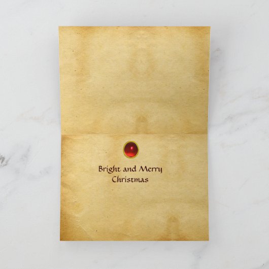 MEDIEVAL BESTIAIR MAKEN VAN MUZIEK Violinistisch l Feestdagen Kaart (Binnen)