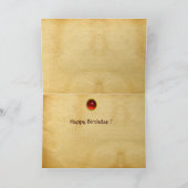 MEDIEVAL BESTIAIR MAKEN VAN MUZIEK Violinistisch l Feestdagen Kaart (Binnen)