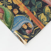 MEDIEVAL BESTIAIR MAKEN VAN MUZIEK Violinistisch l Fleece Deken (Hoek)