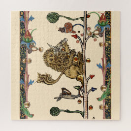 MEDIEVAL BESTIAIR MAKEN VAN MUZIEK Violinistisch l Legpuzzel