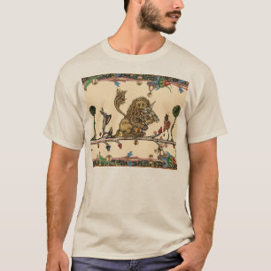 MEDIEVAL BESTIAIR MAKEN VAN MUZIEK Violinistisch l T-shirt