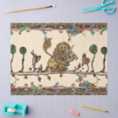 MEDIEVAL BESTIAIR MAKEN VAN MUZIEK Violinistisch l Tissuepapier (Craft)