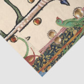 MEDIEVAL BESTIAIR MAKEN VAN MUZIEK Violinistisch l Tissuepapier (Detail)