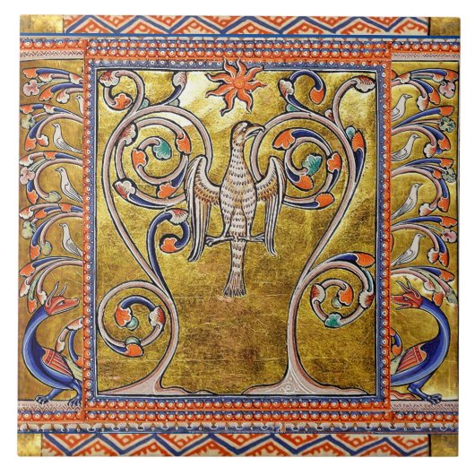 MEDIEVAL BESTIAIR,PHOENIX OP DE BEHANDELING VAN LE TEGELTJE (Voorkant)