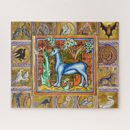 MEDIEVAL BESTIAIR,UNICORN,FANTASTISCHE DIEREN LEGPUZZEL