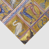 MEDIEVAL BESTIAIR,UNICORN,FANTASTISCHE DIEREN TISSUEPAPIER (Detail)