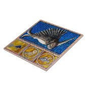 MEDIEVAL BESTIAIR, UNICORN FISH, FANTASTISCHE DIER TEGELTJE (Zijkant)