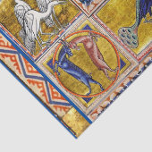 MEDIEVAL BESTIAIR, UNICORN FISH, FANTASTISCHE DIER TISSUEPAPIER (Detail)