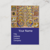 MEDIEVAL BESTIAIR, VOGELS, LEVENSMIDDEL, DRAGONS B VISITEKAARTJE (Voorkant)