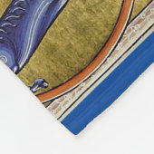 MEDIEVAL BESTIAIR, VOGELS OP DE LEVENSDUUR,DRAGONS FLEECE DEKEN (Hoek)