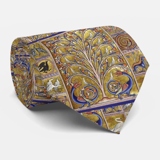 MEDIEVAL BESTIAIR, VOGELS OP DE LEVENSDUUR,DRAGONS STROPDAS (Opgerold)