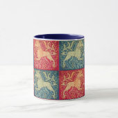 MEDIEVAL BESTIAIRE LEVENS, zoals beest in rood bla Mok (Midden)