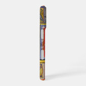 MEDIEVAL BESTIARY,BLACK HEDGEHOG KING and ANIMALS  iPhone 16 Hoesje (Rechterkant)