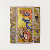 MEDIEVAL BESTIARY, DEERS, GOAT, CAMEL PANTHER, DRA WANDKLEED (Voorkant)