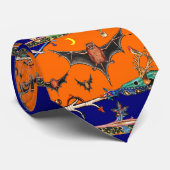 MEDIEVAL BESTIARY, FLYBATS, BOEST DIER Sinaasappel Stropdas (Opgerold)