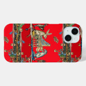 MEDIEVAL BESTIARY MAKING MUSIC, Rabbit, Dog Red Case-Mate iPhone Case (Achterkant (horizontaal))