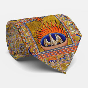 MEDIEVAL BESTIARY, PHOENIX IN RED FLAMES, LIFE TRE STROPDAS