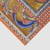 MEDIEVAL BESTIARY, PHOENIX IN RED FLAMES, LIFE TRE TISSUEPAPIER (Detail)