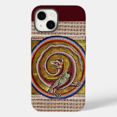 MEDIEVAL BESTIARY, SNAKE DRAGON CIRCLS Case-Mate iPhone CASE (Achterkant)