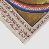 MEDIEVAL BESTIARY, SNAKE DRAGON CIRCLS TISSUEPAPIER (Detail)