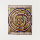 MEDIEVAL BESTIARY, SNAKE DRAGON CIRCLS WANDKLEED (Voorkant)