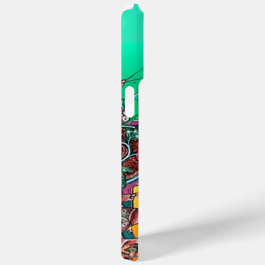 MEDIEVAL BESTIARY WAR, KNIGHTS, GIANT SNAILS Green Case-Mate iPhone Case (Achterkant / Rechts)