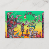 MEDIEVAL BESTIARY WAR, KNIGHTS, GIANT SNAILS Green Visitekaartje (Achterkant)