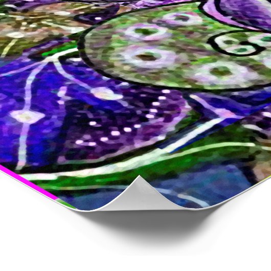 MEDIEVAL BESTIARY WAR, KNIGHTS, GIANT SNAILS Pink Poster (Hoek)