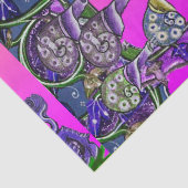 MEDIEVAL BESTIARY WAR, KNIGHTS, GIANT SNAILS Pink Tissuepapier (Detail)