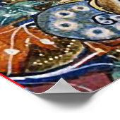 MEDIEVAL BESTIARY WAR, KNIGHTS, GIANT SNAILS Red Poster (Hoek)