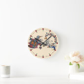 MEDIEVAL BESTIARY WAR Slakken, Killer Rabbit, Lion Ronde Klok (Huis)