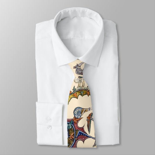 MEDIEVAL BESTIARY WAR Snail vs Knight ,Dragon.Lion Stropdas (Gebonden)