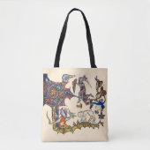 MEDIEVAL BESTIARY WAR Snail vs Knight ,Dragon.Lion Tote Bag (Voorkant)