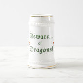 Medieval Beware van Dragons Bierpul (Center)