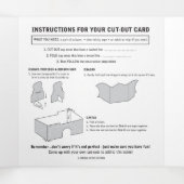 Medieval Birthday Cut-Out Card Drieluik Wenskaart (Binnenkant midden)