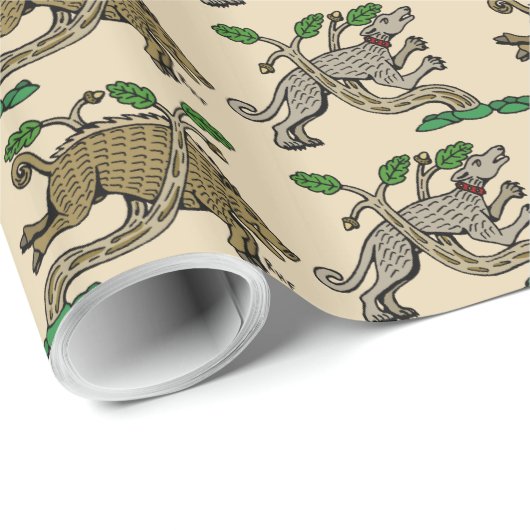 Medieval Boar Hunt Cadeaupapier (Rol Hoek)