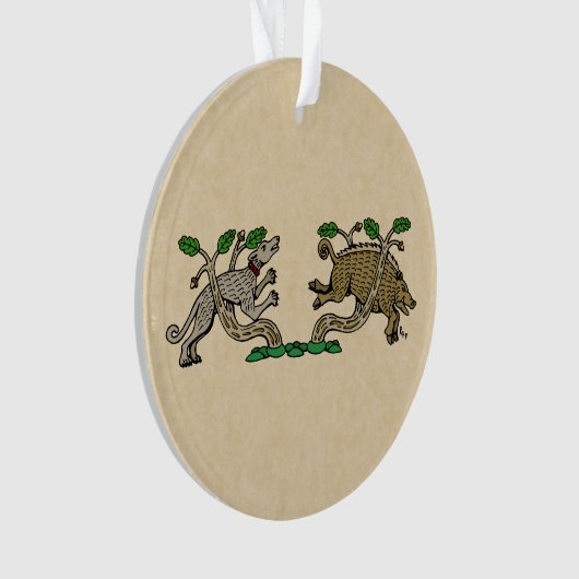 Medieval Boar Hunt Ornament (voorkant)