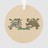 Medieval Boar Hunt Ornament (achterkant)