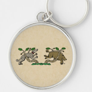 Medieval Boar Hunt Sleutelhanger