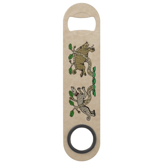 Medieval Boar Hunt Speed Flessenopener (Voorkant)
