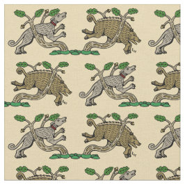 Medieval Boar Hunt Stof