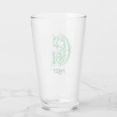 Medieval bodemkundig decoratief kapitaal G Glas (Achterkant)