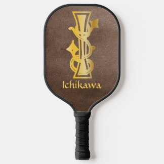 Medieval bodemkundig decoratief kapitaal I Pickleball Paddle