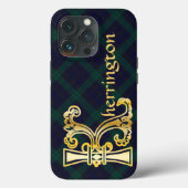 Medieval bodemkundig decoratief kapitaal K Case-Mate iPhone Case (Achterkant)