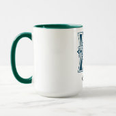 Medieval bodemkundig decoratief kapitaal K Mok (Links)