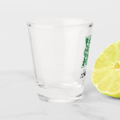 Medieval bodemkundig decoratief kapitaal R Shot Glas (Links)