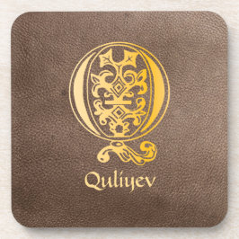 Medieval bodemkundig decoratief Q Bier Onderzetter