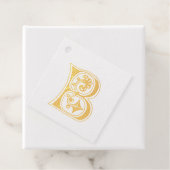 Medieval bodemkundig decoratief vermogen B Bedankjes Labels (Met doos)